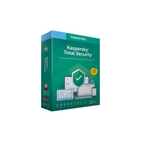 Kaspersky Lab Total Security 2020 Licenza base 1 anno i