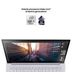 Samsung Galaxy Book Ion 13,3” Aura Silver Intel® Core™ i5 di decima generazione Windows 10 Home Wi-Fi 6 RAM 8GB Memoria 256GB